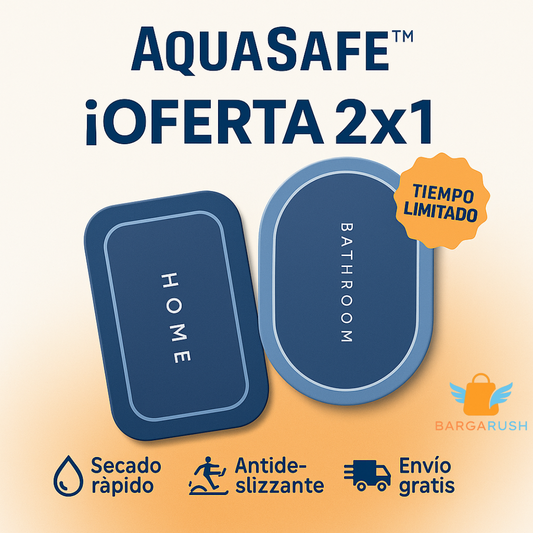 🧼 AquaSafe™  2 X 1 | Pies secos, baño seguro